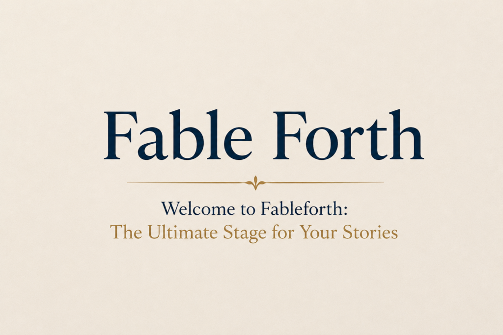 Welcome to Fableforth: The Ultimate Stage for Your Stories