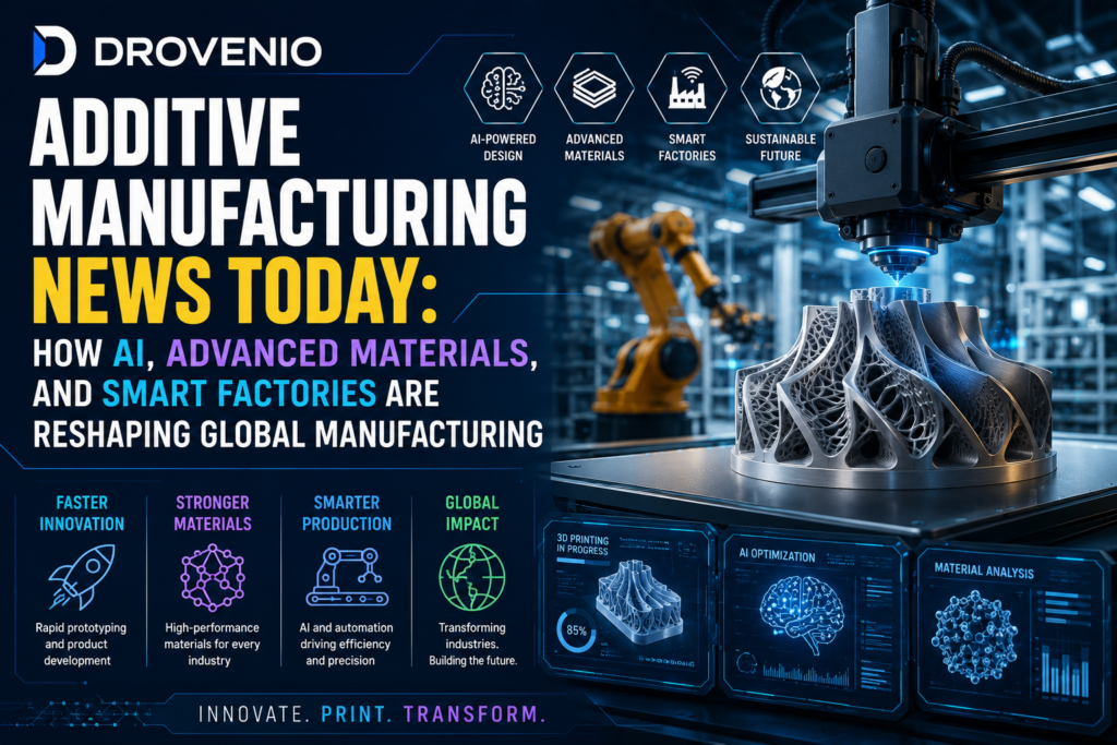 Additive Manufacturing News Today: How AI, Advanced Materials, and Smart Factories Are Reshaping Global Manufacturing additive manufacturing news today