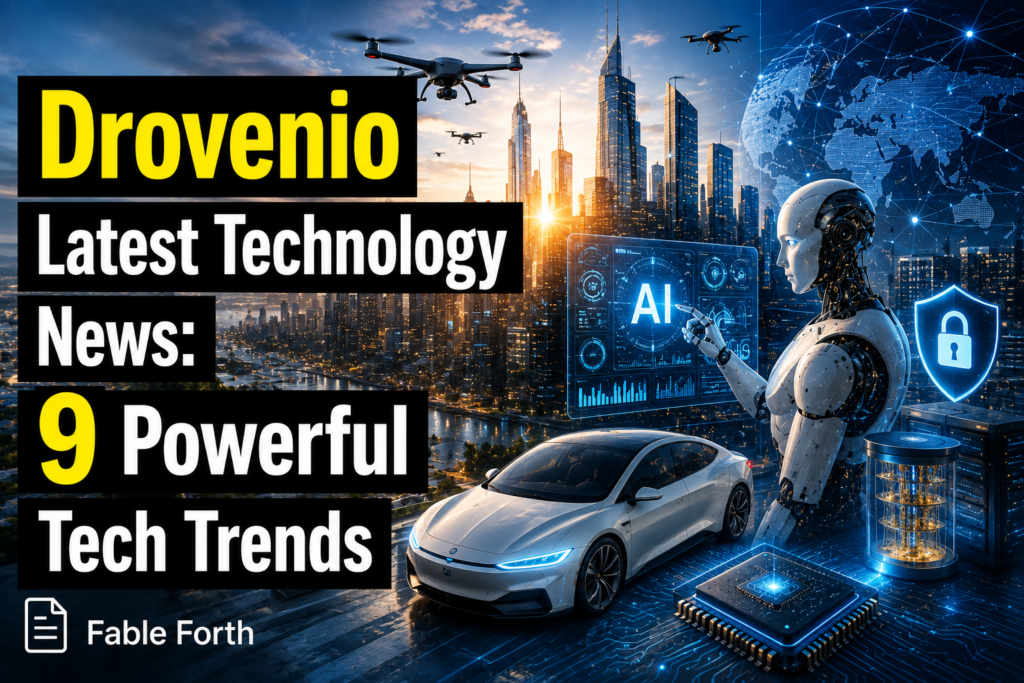 Drovenio Latest Technology News: 7 Powerful Reasons It Is Becoming a Trusted Hub for AI & Tech Updates Drovenio Latest Technology News featuring artificial intelligence, cybersecurity, cloud computing, and future technology.