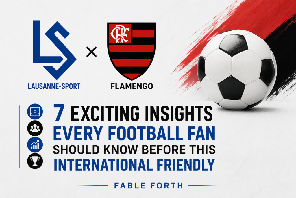 Lausanne-Sport x Flamengo international football friendly match