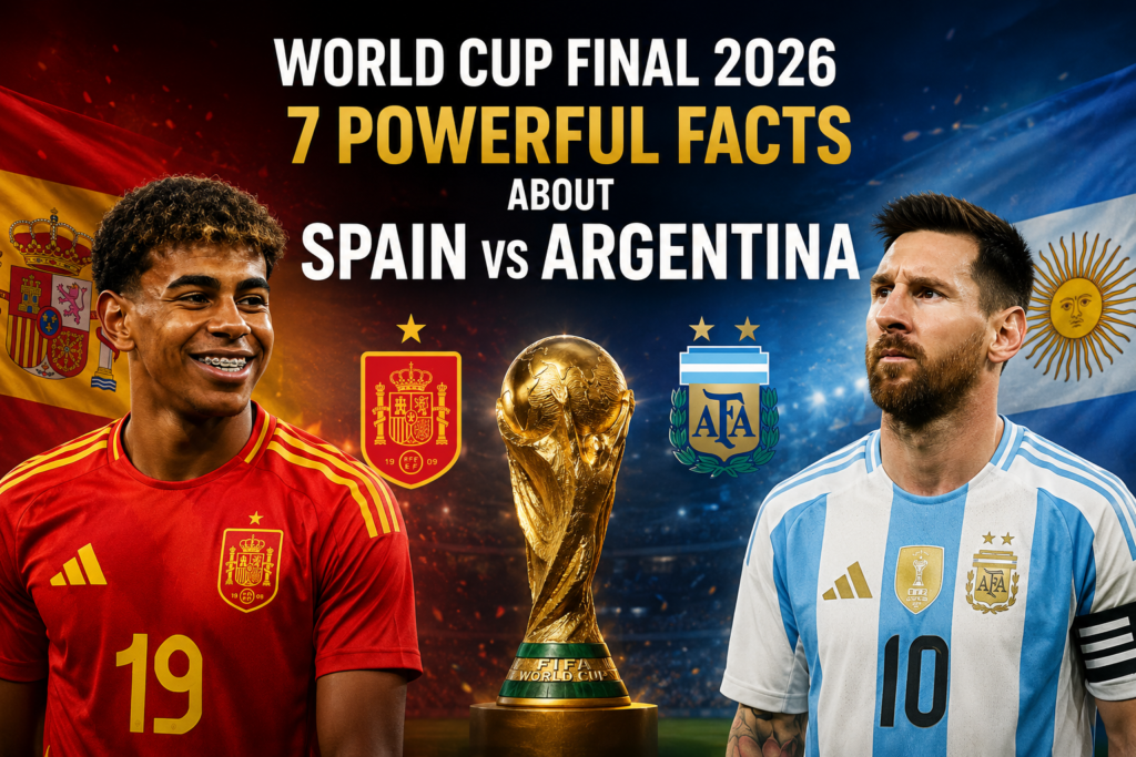 World Cup Final 2026: 7 Powerful Facts About Spain vs Argentina world cup final