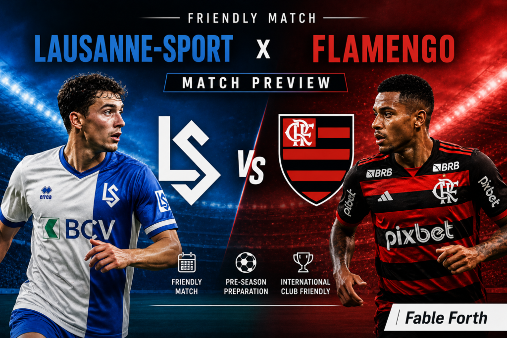 Lausanne-Sport x Flamengo football friendly match preview