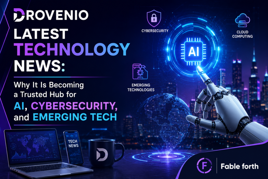 Drovenio Latest Technology News: Why It Is Becoming a Trusted Hub for AI, Cybersecurity, and Emerging Tech drovenio latest technology news